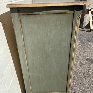 Vintage Wood Dresser Tall Chest of Drawers Bedroom Storage Country French Shabby Chic Antique Painted Dresser CUSTOM PAINT AVAIL image 6