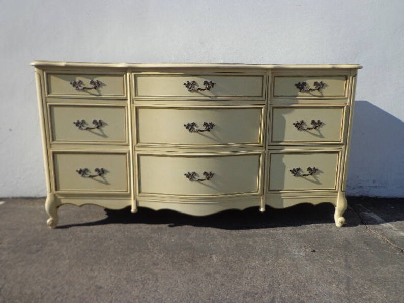 French Provincial Dresser Chest Of Drawers Shabby Chic Mid Century Buffet A Console Bedroom Set Storage Nursery Table Custom Paint Avail