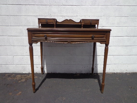 Desk Antique Table Vintage Regency French Provincial Writing Desk Antique Table Vintage Regency