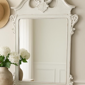 Vintage French Provincial Wall Mirror Rococo CUSTOM PAINT AVAILABLE