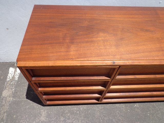 Dresser Brown Saltman John Keal Chest Walnut Bedroom Furniture Set Mid  Century Modern MCM Vintage MCM Retro Danish Inspired Storage Buffet