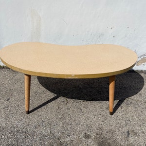 Mid Century Modern Kidney Shaped Coffee Table Retro Traditional Vintage Accent Cocktail Hollywood Regency Minimalist CUSTOM PAINT AVAIL image 10