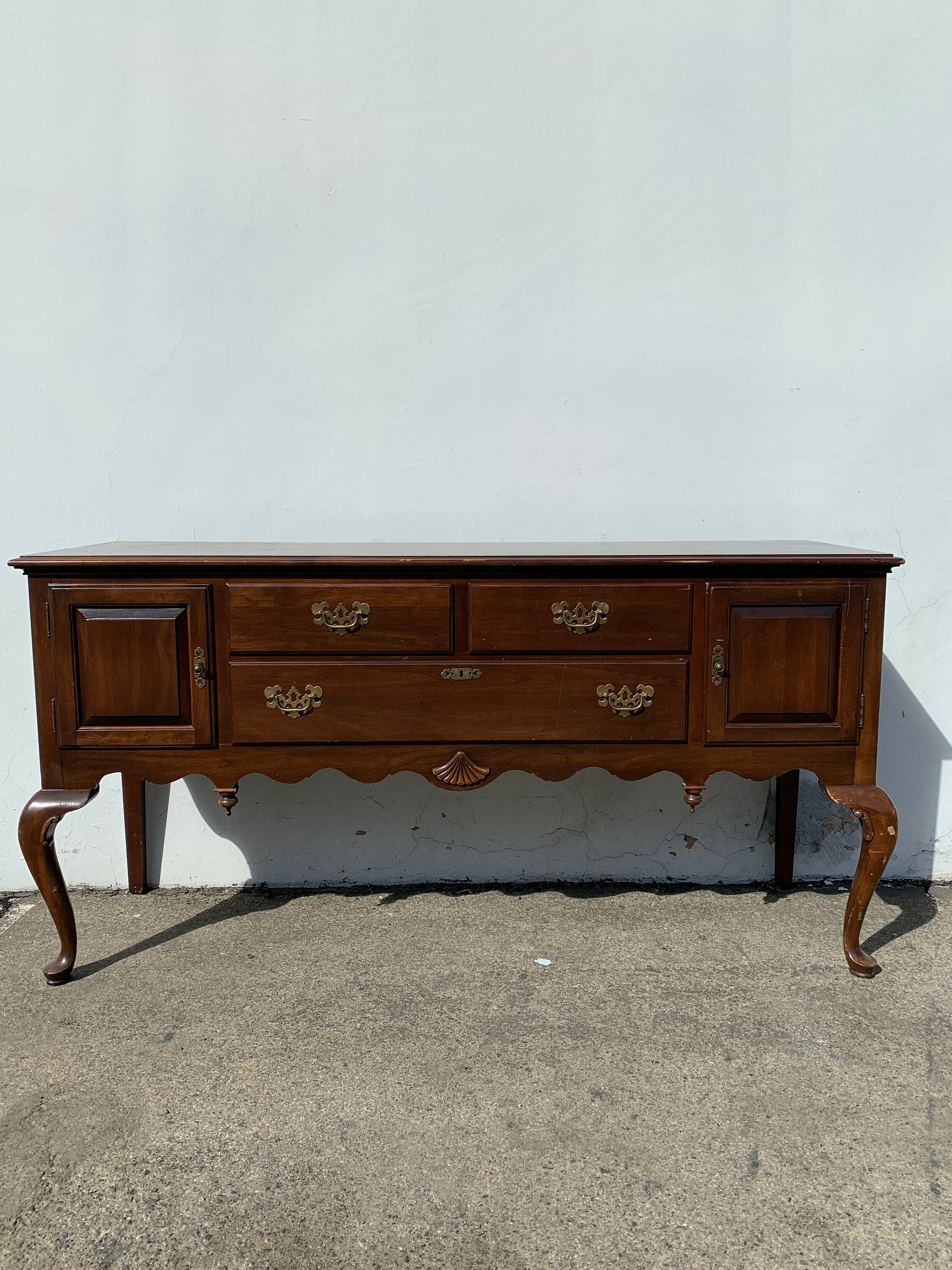 antique buffet cabinet