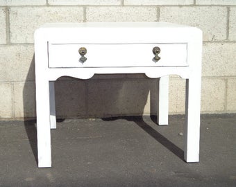 Coffee Table Cocktail Shabby Chic Country Cottage Coastal Cabinet Vintage Table Storage Wood Accent Drawer French CUSTOM PAINT Available