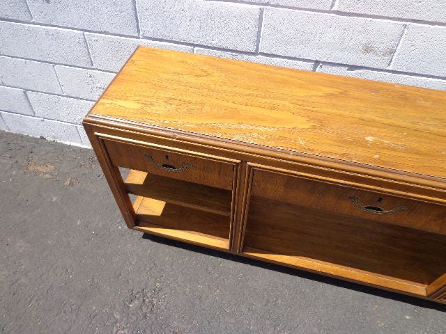 Console Sofa Table Tv Stand Drexel Accolade Campaign Dresser Chest