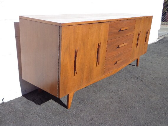 Mid Century Modern Dresser Mid Century Teak Tv Media Console Etsy