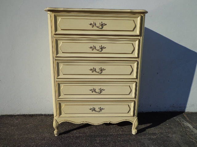 Dresser French Provincial Chest of Drawers Painted Storage Neoclassical ...