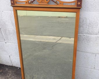 Mirror Wall Vintage Vanity Makeup Boudoir Dressing Room Shabby Chic Antique French Provincial Boho Chic Bedroom Hollywood Regency Neoclassic