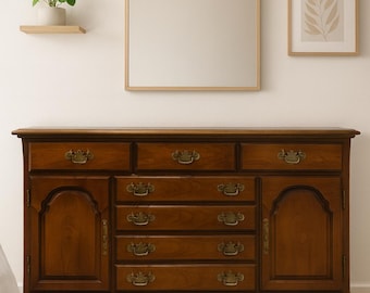 Vintage Bernhardt Cherry Buffet / Credenza CUSTOM PAINT AVAILABLE