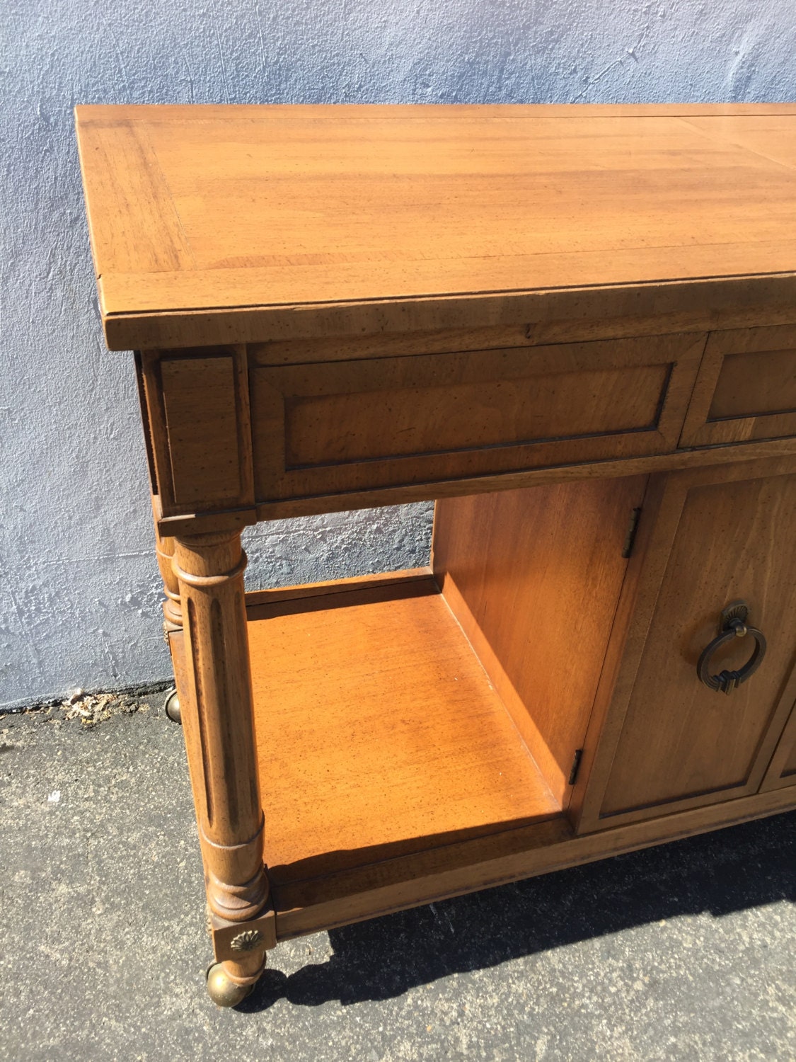 Buffet Vintage Bar Tea Cart Server Console Storage Mid Century