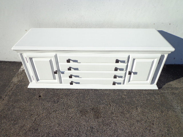 Trunk Media Console Bench Storage Traditional Dresser Boho Chic