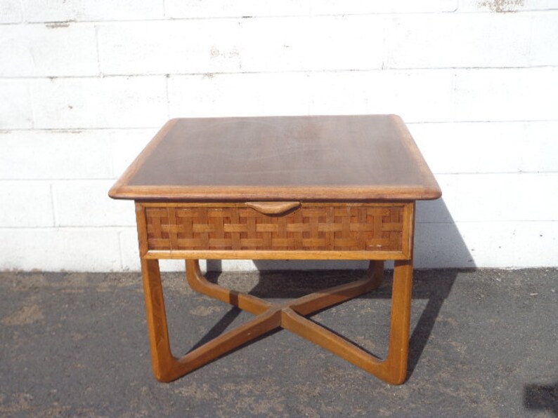 Mid Century Modern Table Lane Perception Accent End Table Etsy