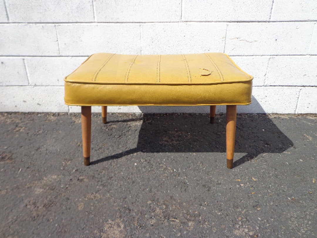 Retro ottoman footstool deals