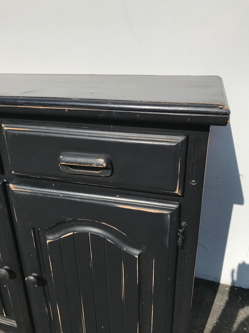 Antique Buffet TV Console Country Chest of Drawers Etsy