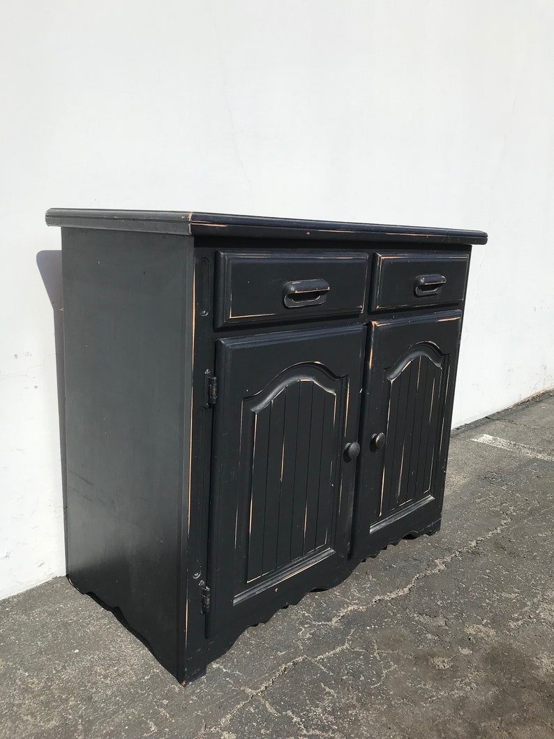 Antique Buffet TV Console Country Chest of Drawers Etsy