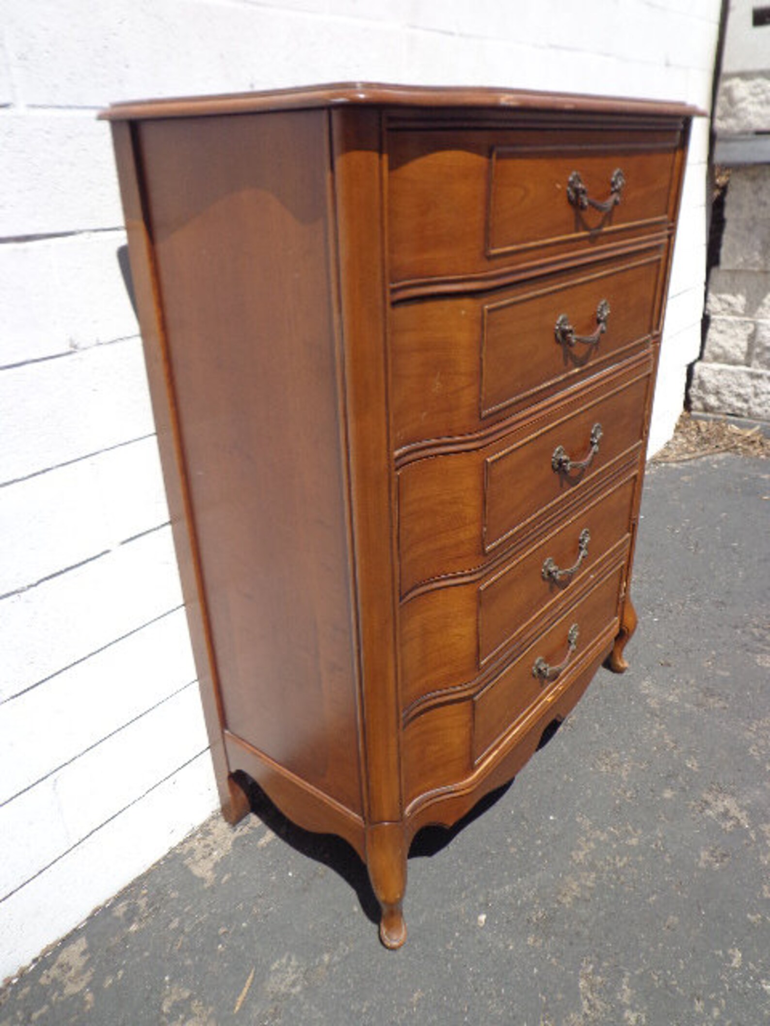 Dresser Tallboy Highboy French Provincial Chest of Drawers Etsy