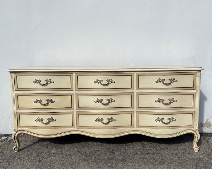Vintage Dresser Drexel Touraine Chest of Drawers Media Console French Provincial Furniture