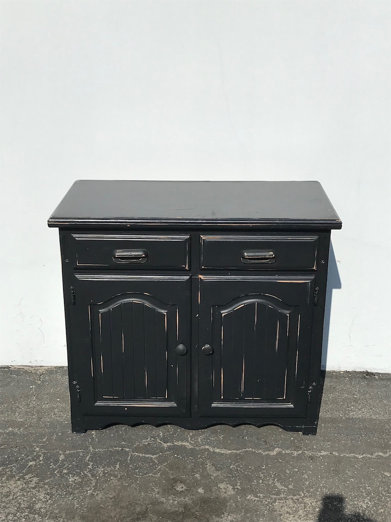 Antique Buffet TV Console Country Chest of Drawers Etsy