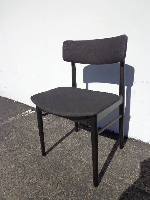 Chair Desk Seating Stool Mid Century Modern Student Black Wood Chair Desk Seating Stool Mid Century