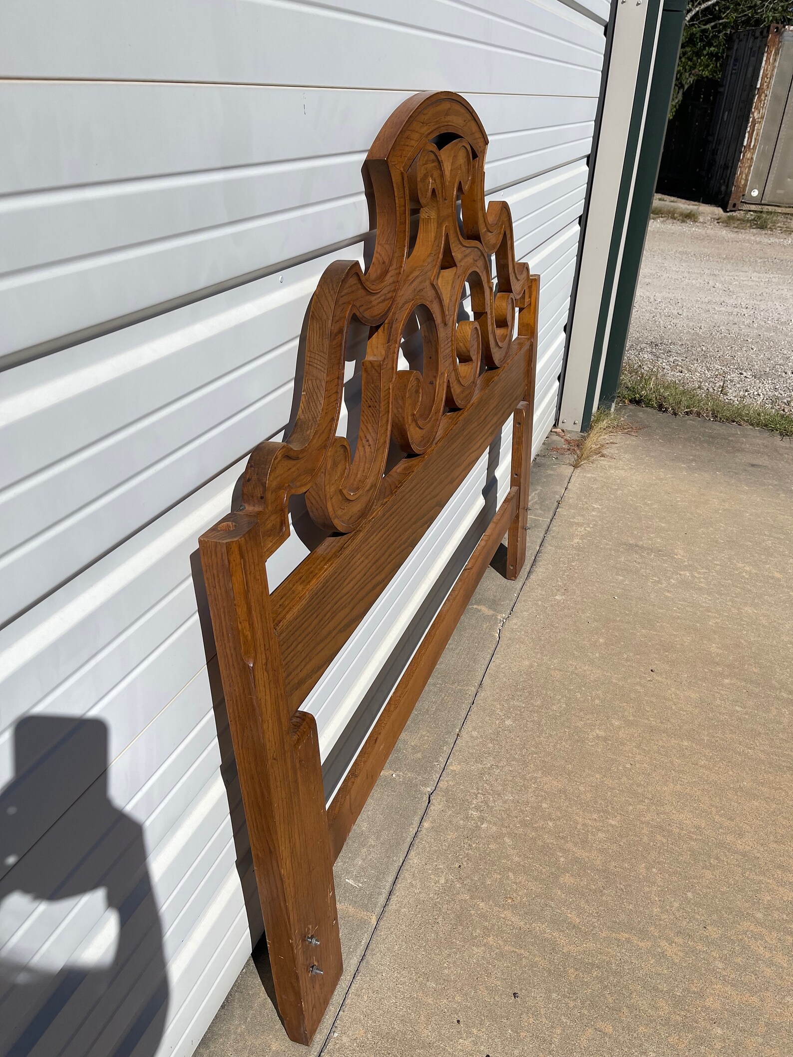 Antique Wood Headboard Carved Wood Ornate Style Elegant Boho Etsy