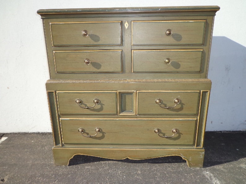 Dresser Country French Provincial Chest Of Drawers Table Etsy