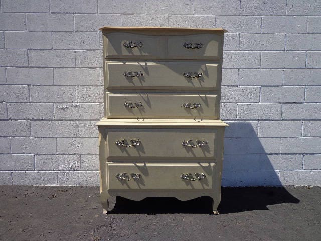 Dresser French Provincial Chest Of Drawers Painted Storage