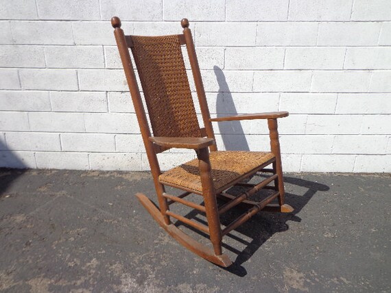rustic rocking chair nursery