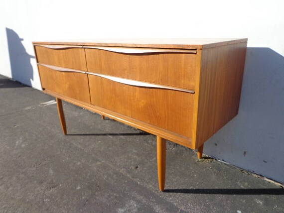 Sideboard Danish Buffet Tv Stand Console Mid Century Modern Etsy