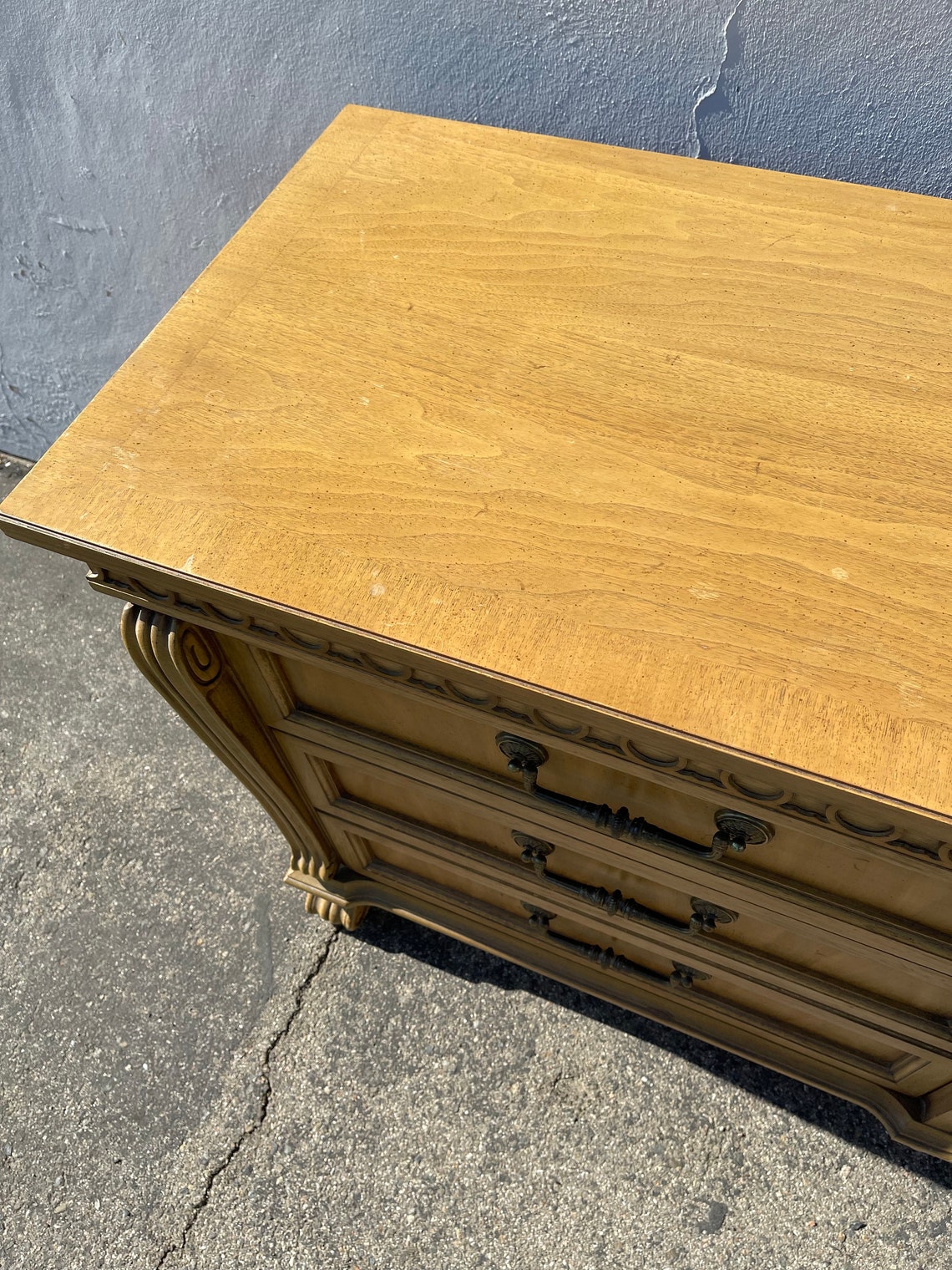 Antique Dresser Thomasville Tv Stand Sideboard Etsy