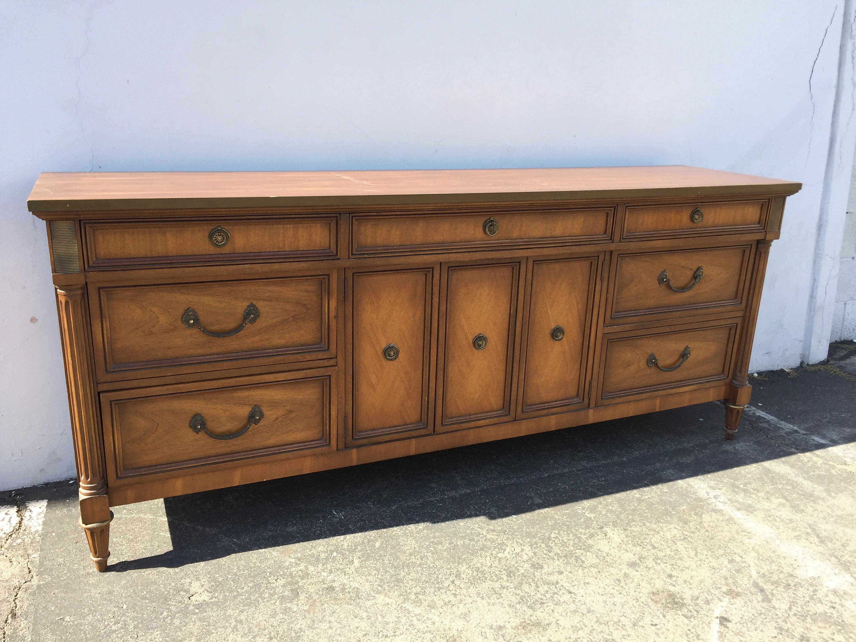 Dresser Antique Tv Stand Sideboard Neoclassical Baroque Wood