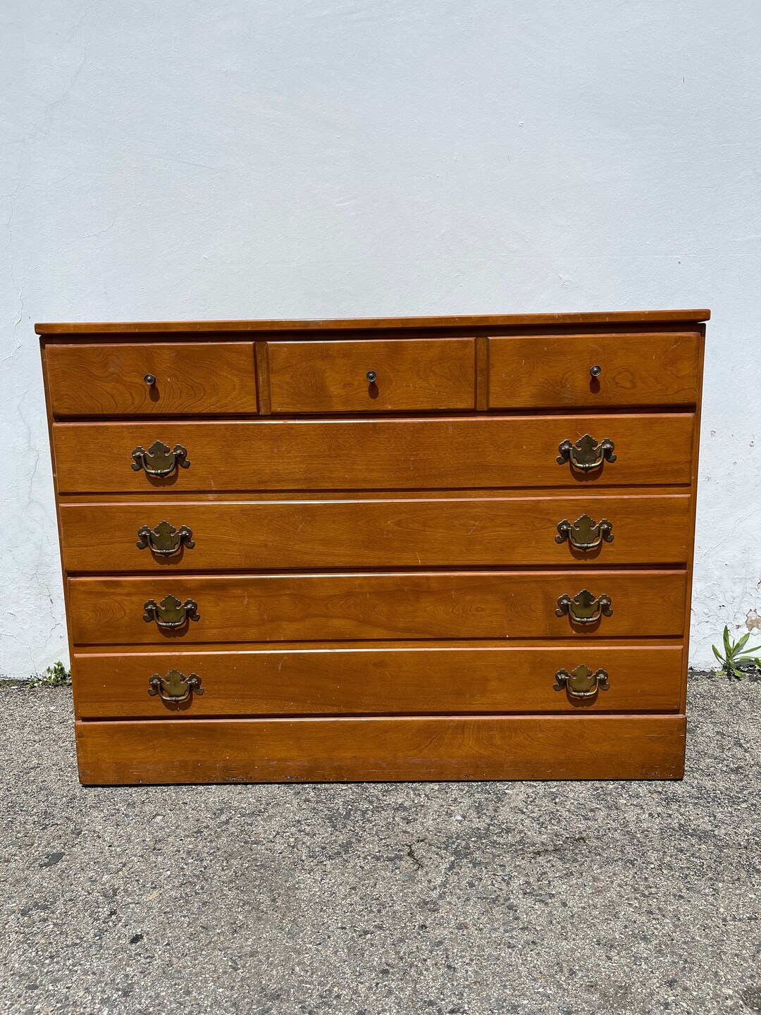 Antique Wood Dresser Traditional Chest of Drawers Ethan Allen Etsy