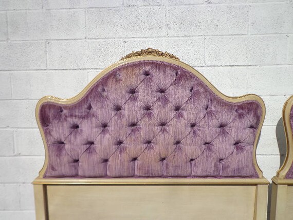 Purple twin sale headboard