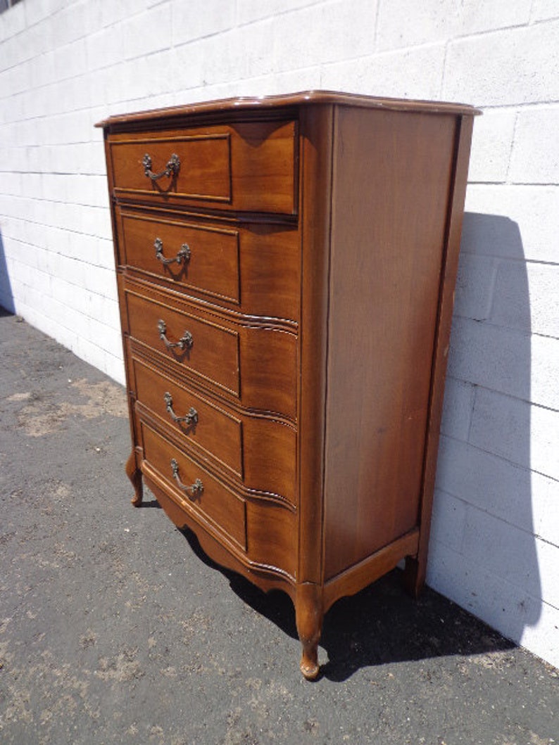 Dresser Tallboy Highboy French Provincial Chest of Drawers Etsy
