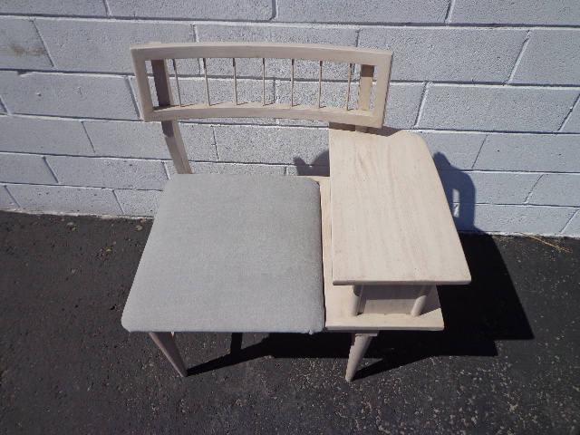 Bench Entry Way Chair Table Mid Century Modern Gossip