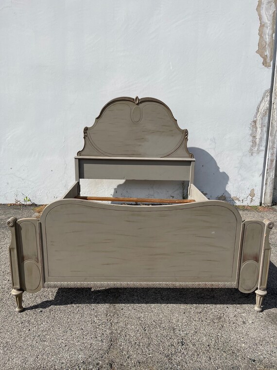 Antique Bed Shabby Chic Primitive Rustic French Provincial