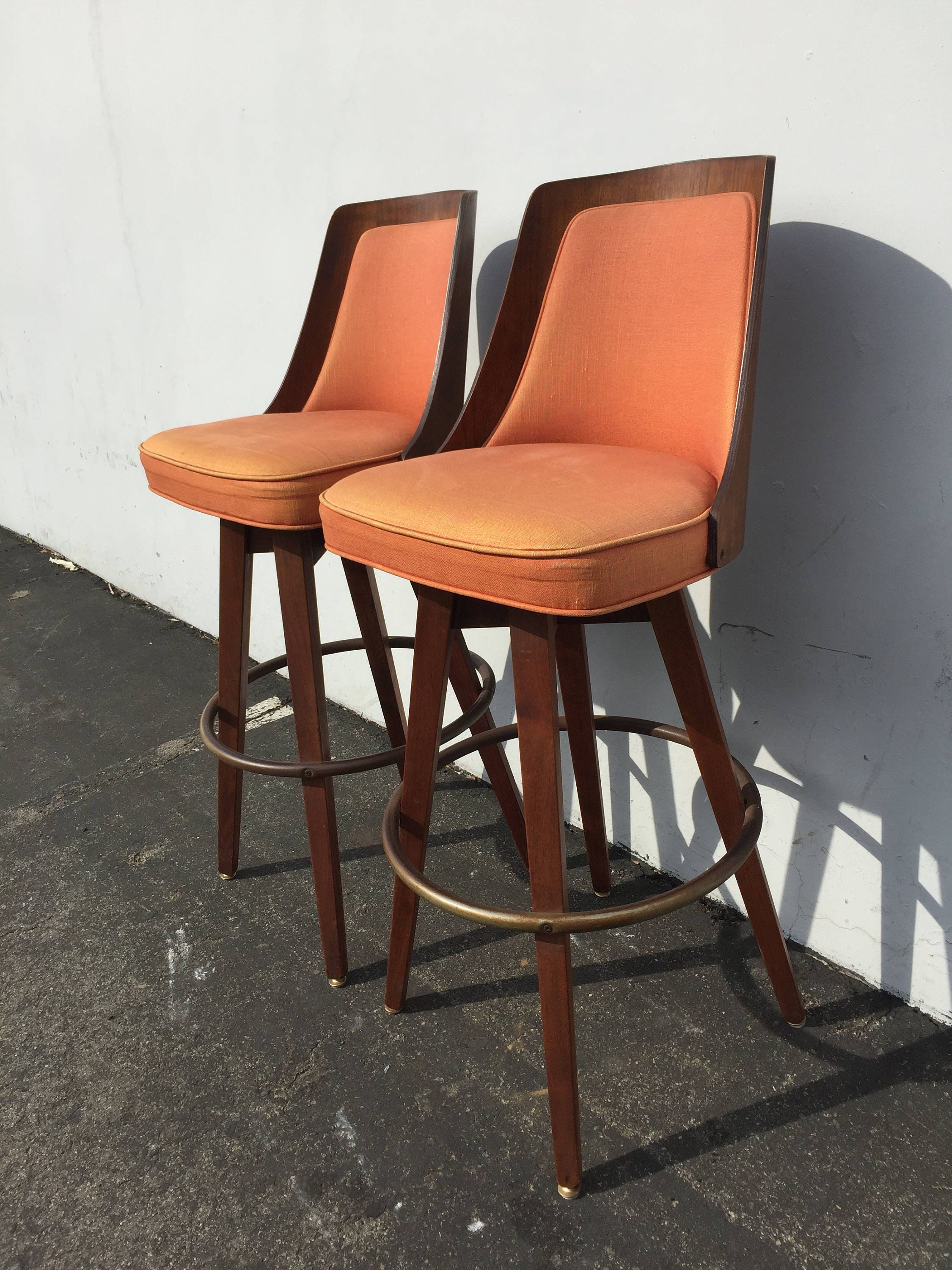 Midcentury Brown Chair Bars Style gallery photo gallery photo