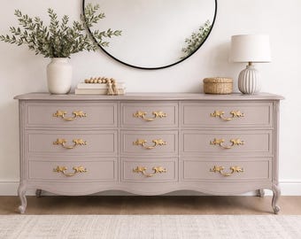 French Provincial Dresser Serpentine - Vintage Drexel Refinished to Order