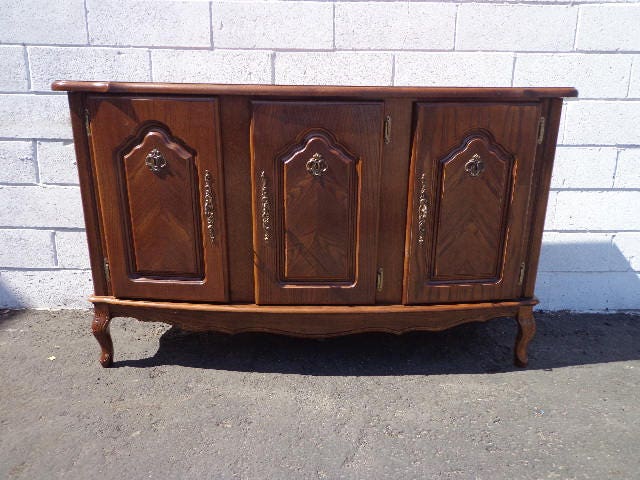 Buffet French Provincial Cabinet Console Tv Stand Server Storage