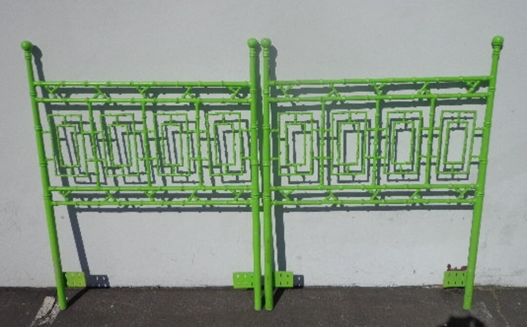 Pair of Metal Headboards Twin Bed Single Headboard Furniture Bedroom