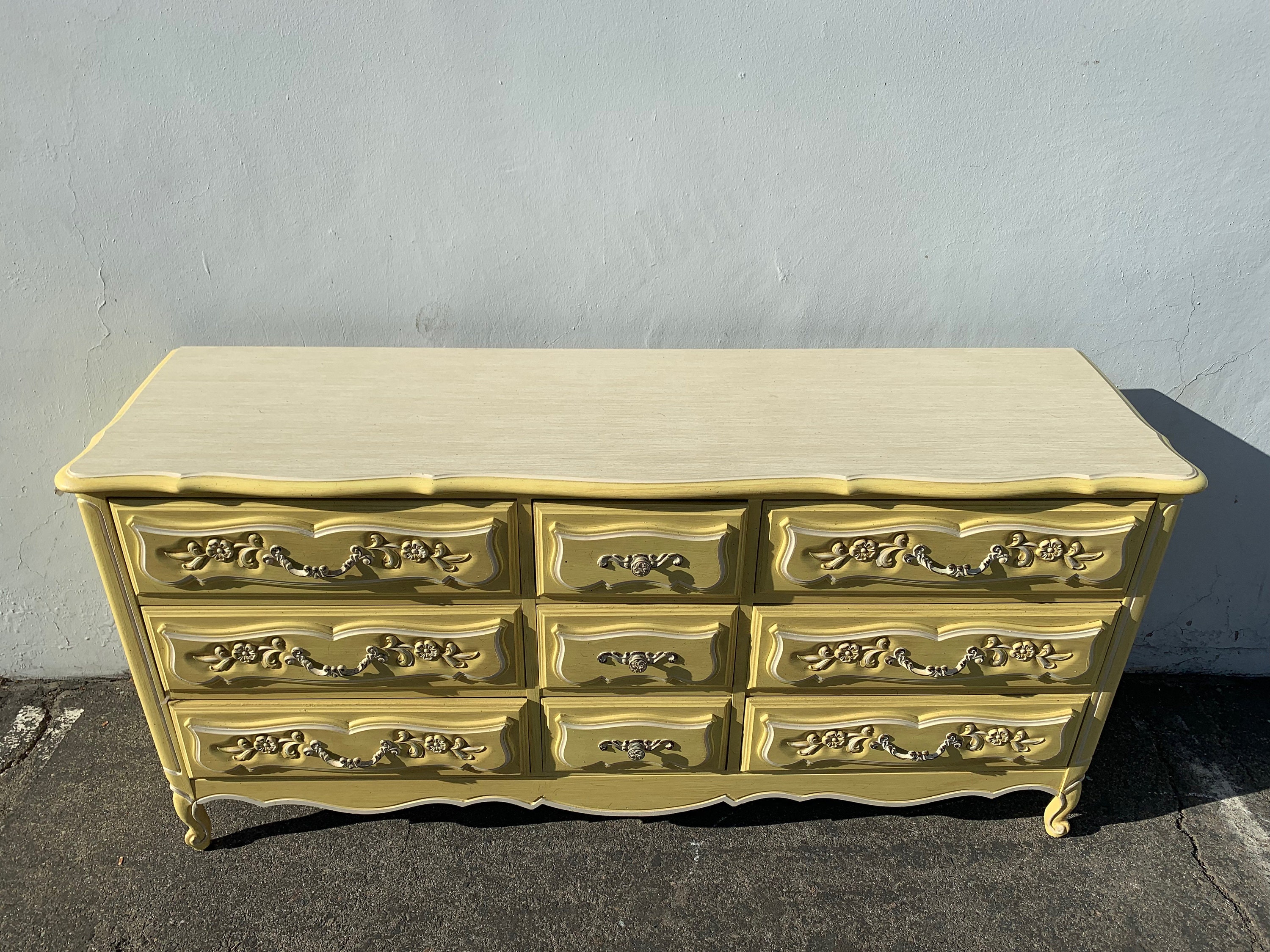 French Provincial Dresser Buffet Tv Stand Console Table Chest of