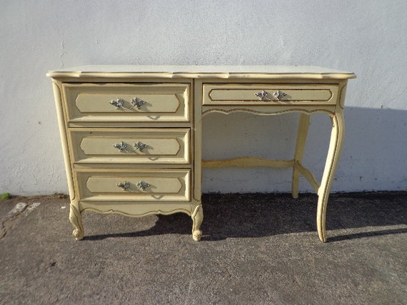 Desk Vanity Table French Provincial Antique Queen Anne Writing Etsy