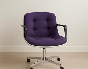 Mid Century Modern Steelcase Task Chair: Swivel Office Desk Chair