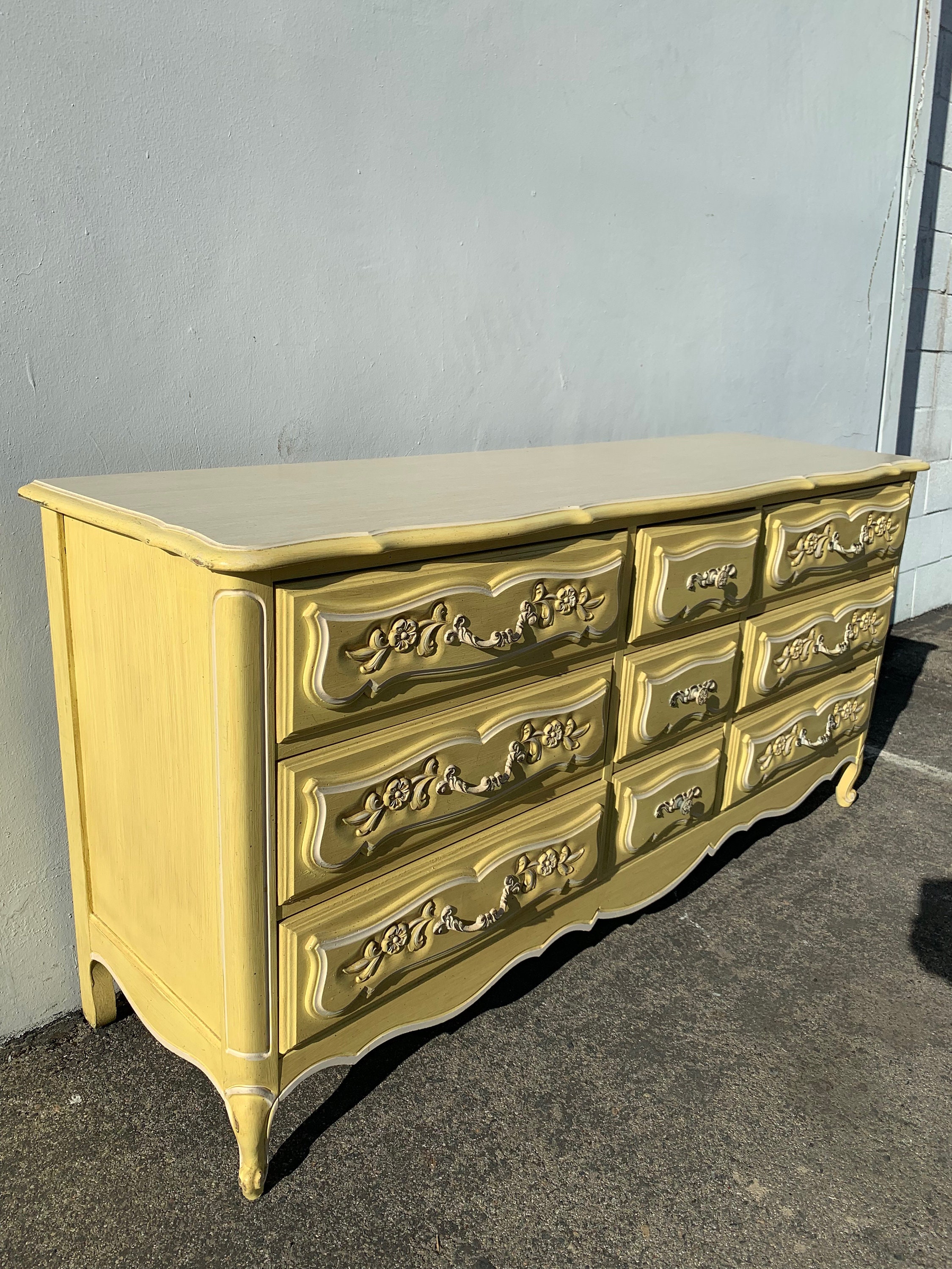 French Provincial Dresser Buffet Tv Stand Console Table Chest of