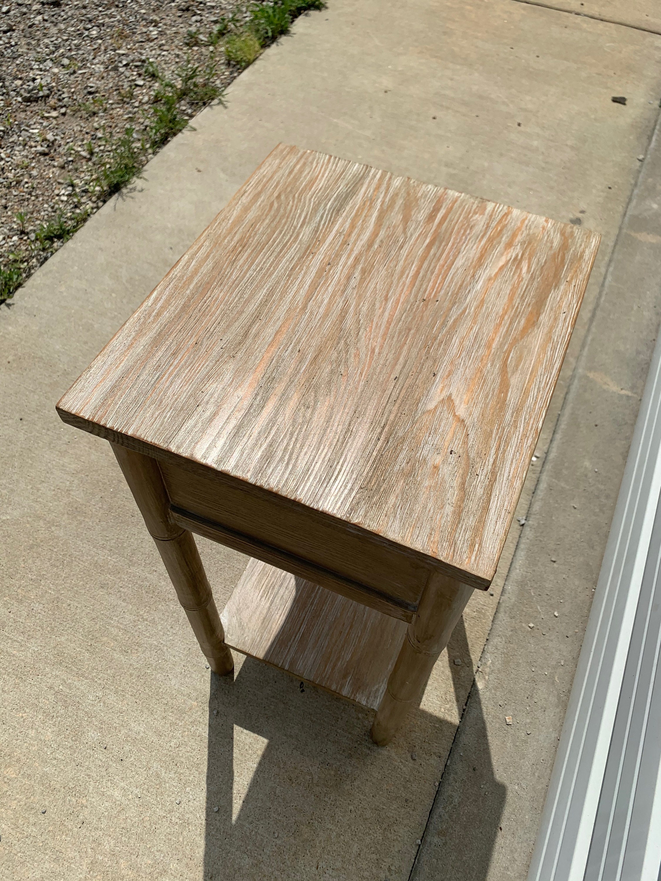 Thomasville 2024 bamboo nightstand