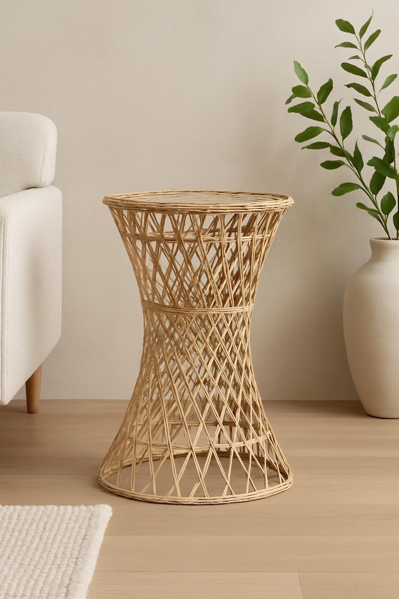 Mid Century Plant Stand Planter Spun Fiberglass image 1
