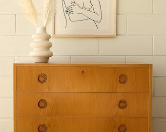 Danish Modern Style Dresser Chest Mid Century Teak Egon Ostergaard for Svensk Mobelindustri TV Media Console Furniture Storage