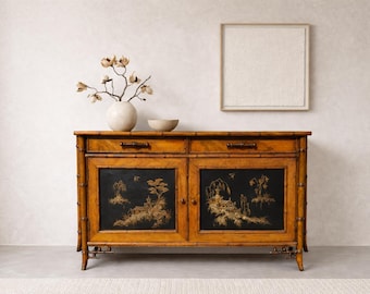 Vintage Chinoiserie Sideboard / Credenza by Century Furniture- CUSTOM PAINT Available