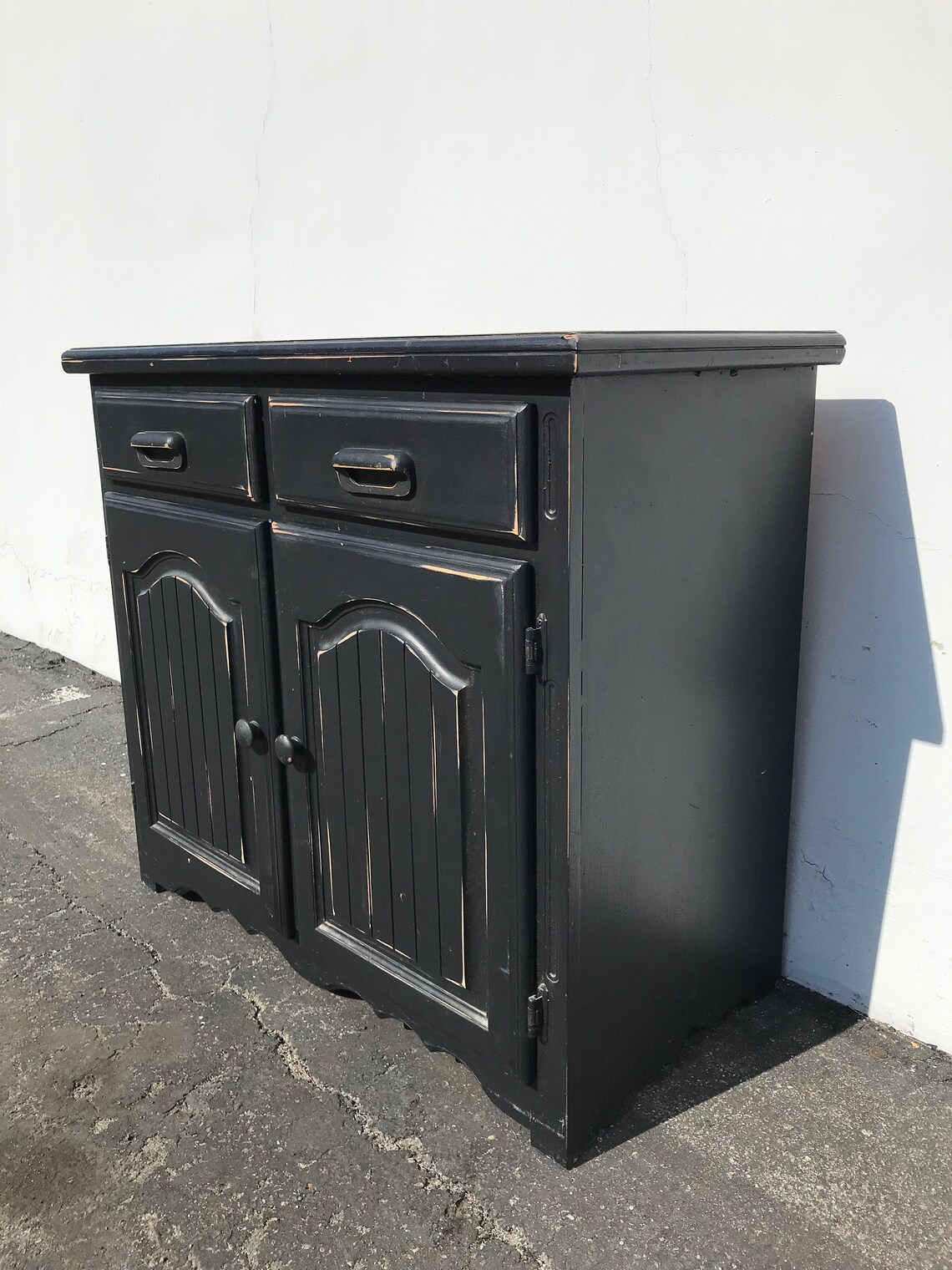 Antique Buffet TV Console Country Chest of Drawers Etsy