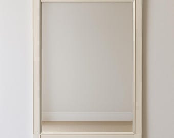 Vintage Neoclassical Draped Swag Wall Mirror CUSTOM PAINT AVAILABLE