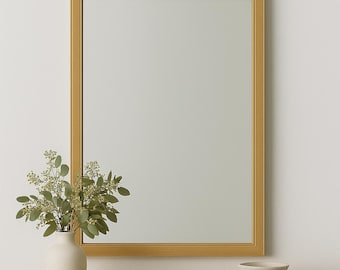 Antique Wall Mirror Vintage Vanity Makeup Boudoir Dressing Room Moroccan Bohemian Boho Chic Bedroom Hollywood Regency CUSTOM PAINT AVAIL